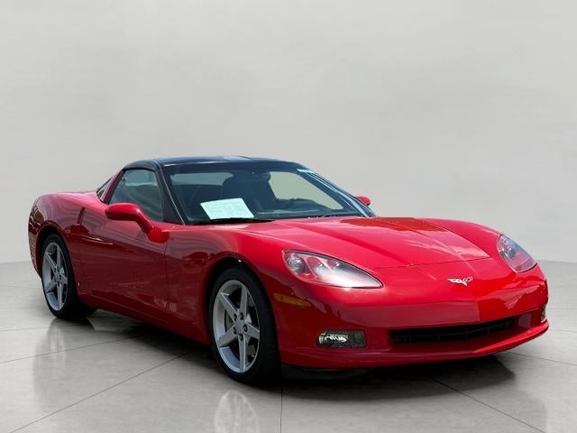 2006 Chevrolet Corvette 2dr Cpe in Victory Red — front three-quarter view