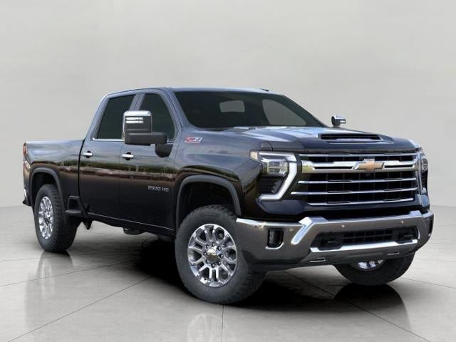 2026 Chevrolet Silverado 2500 HD 4WD Crew Cab 159 LTZ in Black — front three-quarter view