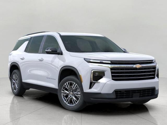 2026 Chevrolet Traverse AWD 4dr LT w/2LT in Summit White — front three-quarter view