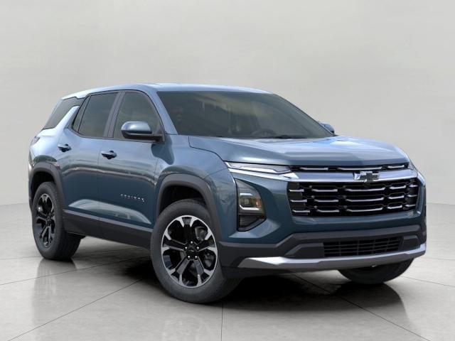 2027 Chevrolet Equinox AWD 4dr LT w/2LT in Lakeshore Blue Metallic — front three-quarter view