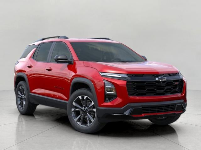 2027 Chevrolet Equinox RS in Radiant Red Tintcoat — front three-quarter view