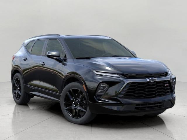 2026 Chevrolet Blazer AWD 4dr RS in Black — front three-quarter view