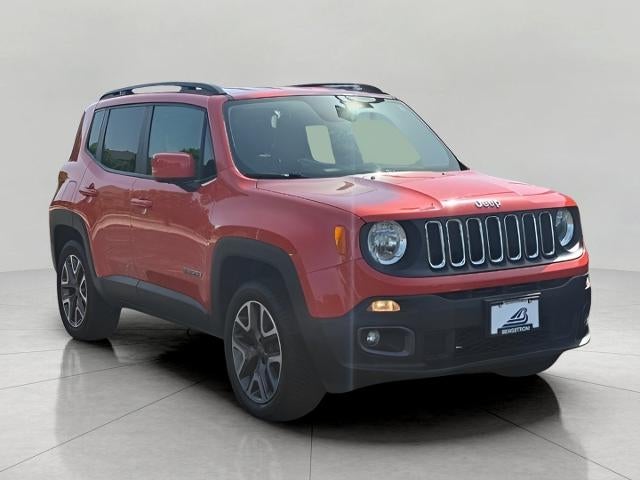 2015 Jeep Renegade 4WD 4dr Latitude in Omaha Orange — front three-quarter view